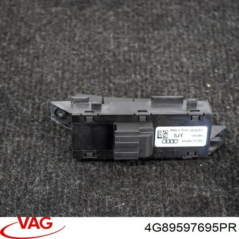 Купити 4G89597695PR VAG Блок кнопок механізму регулювання сидінь, лівий
