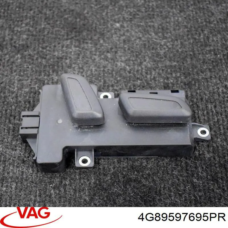 4G89597695PR VAG Блок кнопок механізму регулювання сидінь, лівий