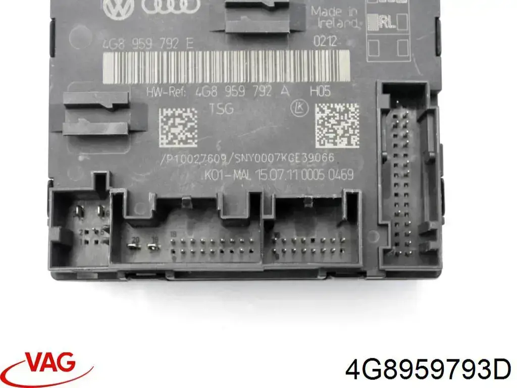 Блок комфорту передніх дверей VAG 4G8959793D ціна, від 12.70 USD