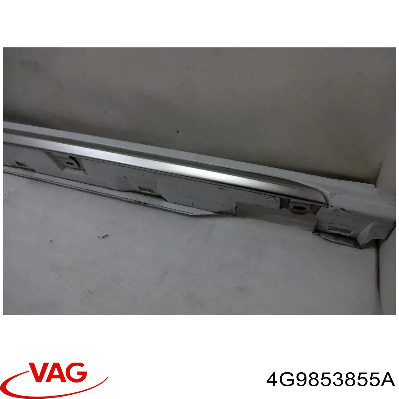 Накладка зовнішня (молдинг) порога, лівий VAG 4G9853855AGRU ціна, від 37.29 USD