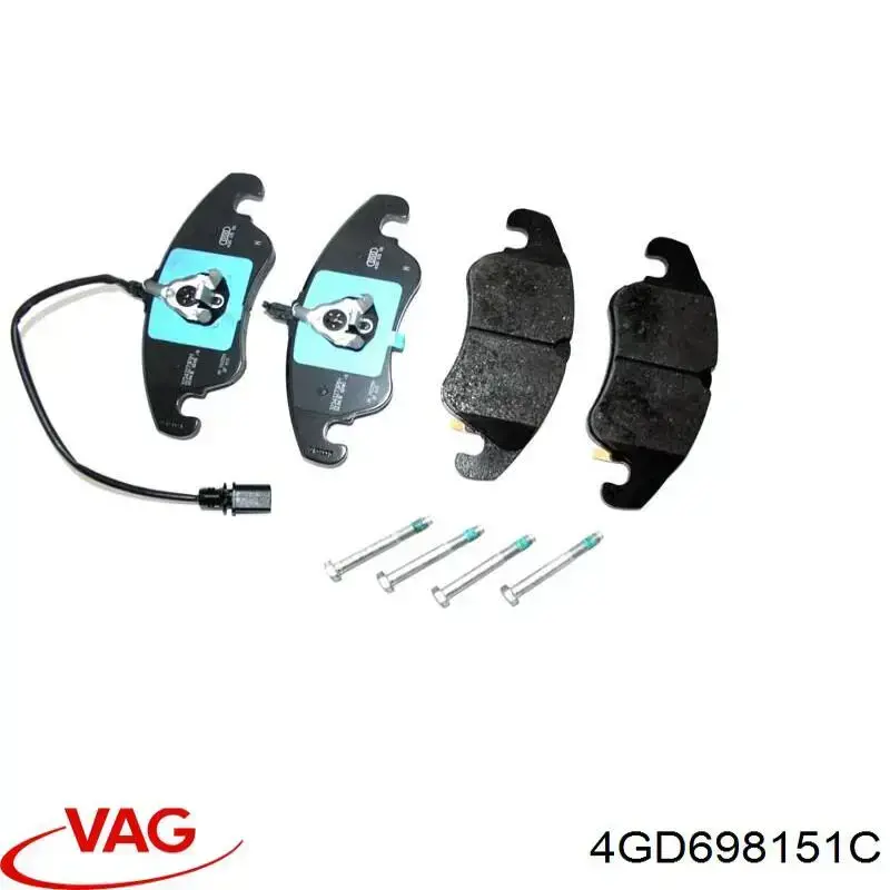 4GD698151C VAG Передні гальмівні колодки
