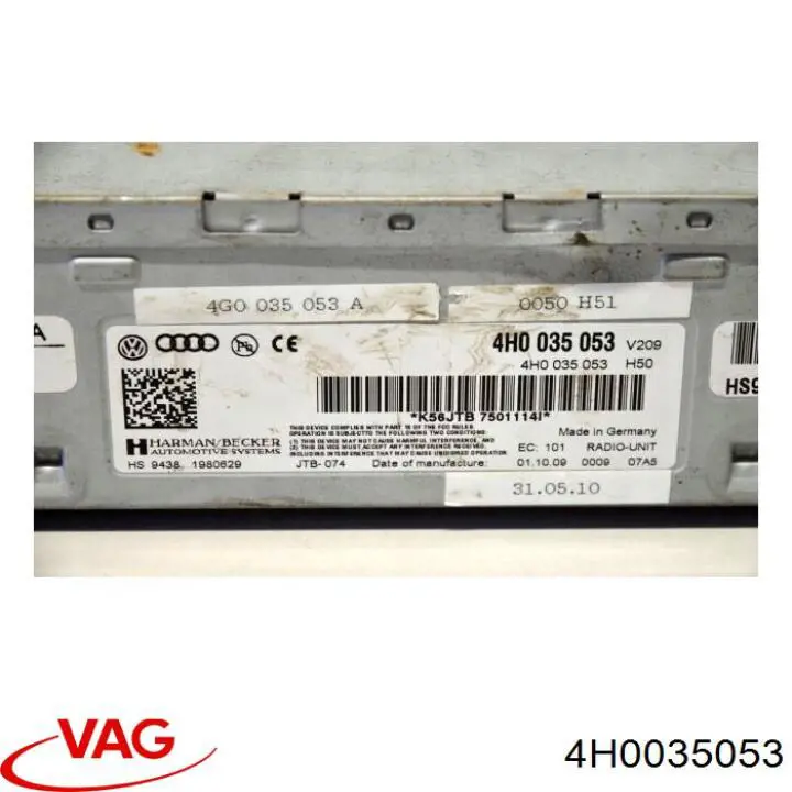 4H0035053X VAG 