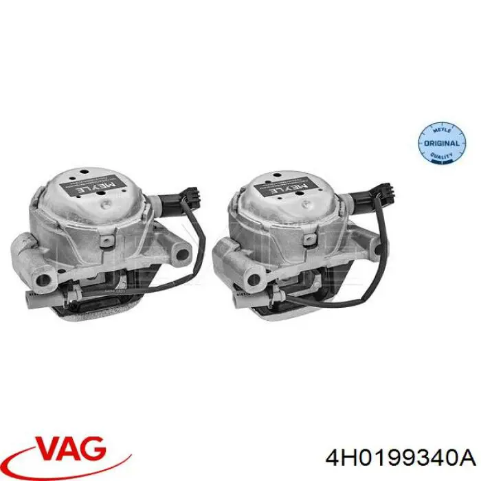 Подушка (опора) двигуна лів./прав. VAG 4H0199340A ціна, від 93.15 USD