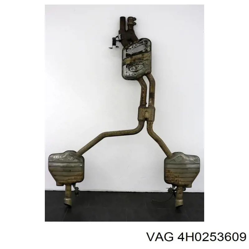 4H0253609 VAG Глушник, задня частина
