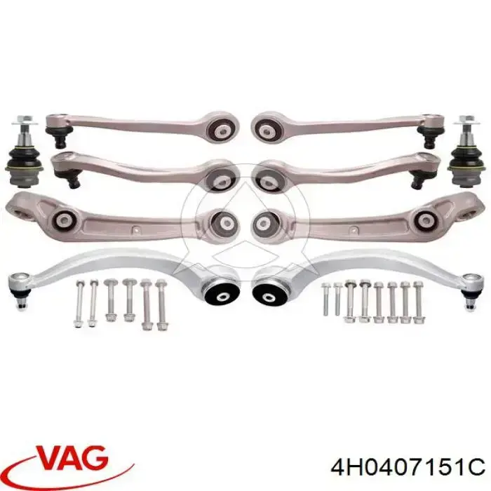 Важіль передній лівий VAG 4H0407151C ціна, від 50.68 USD