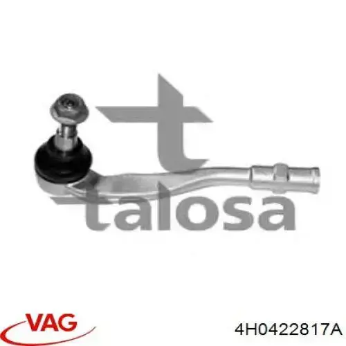 Наконечник рульовий VAG 4H0422817A ціна, від 23.48 USD