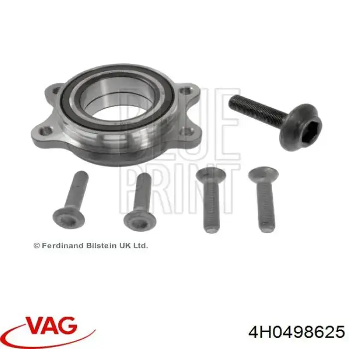Підшипник маточини VAG 4H0498625