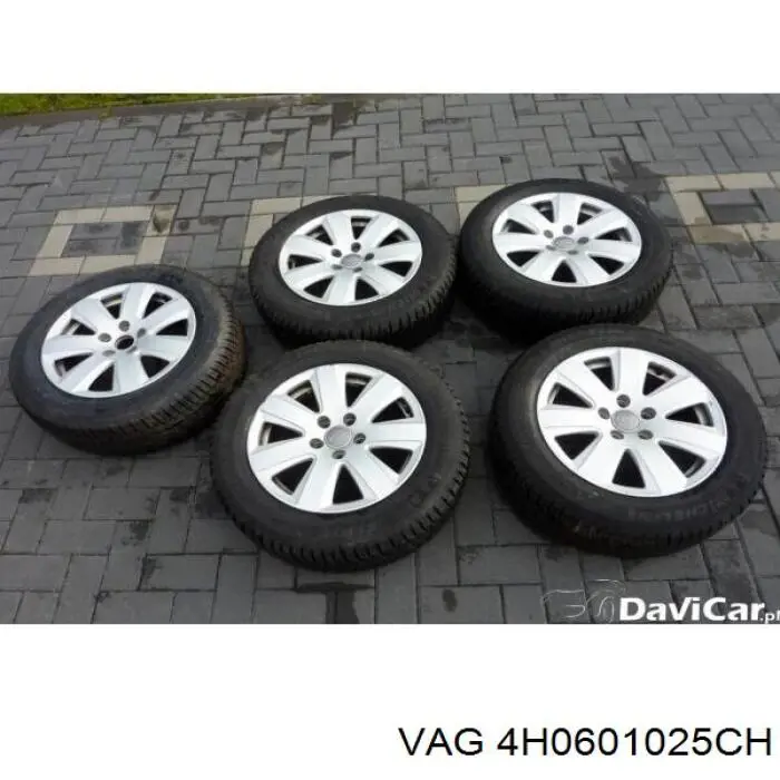 Диски колісні литі (легкосплавні, титанові) 4H0601025CH VAG