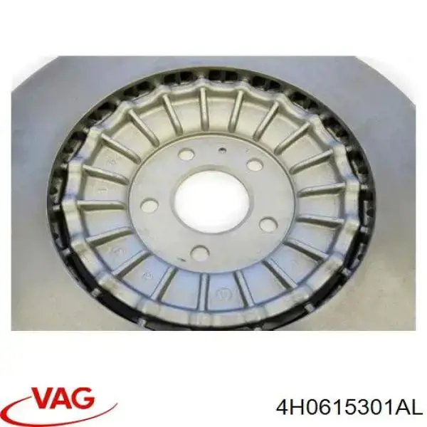 Гальмівні диски передні 4H0615301AL VAG