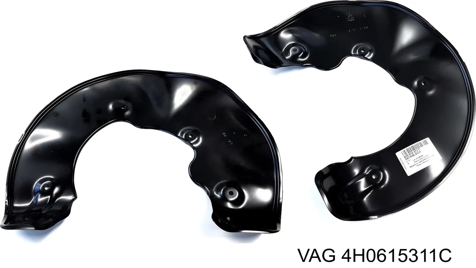 Купити 4H0615311C VAG Захист гальмівного диска, переднього, лівого