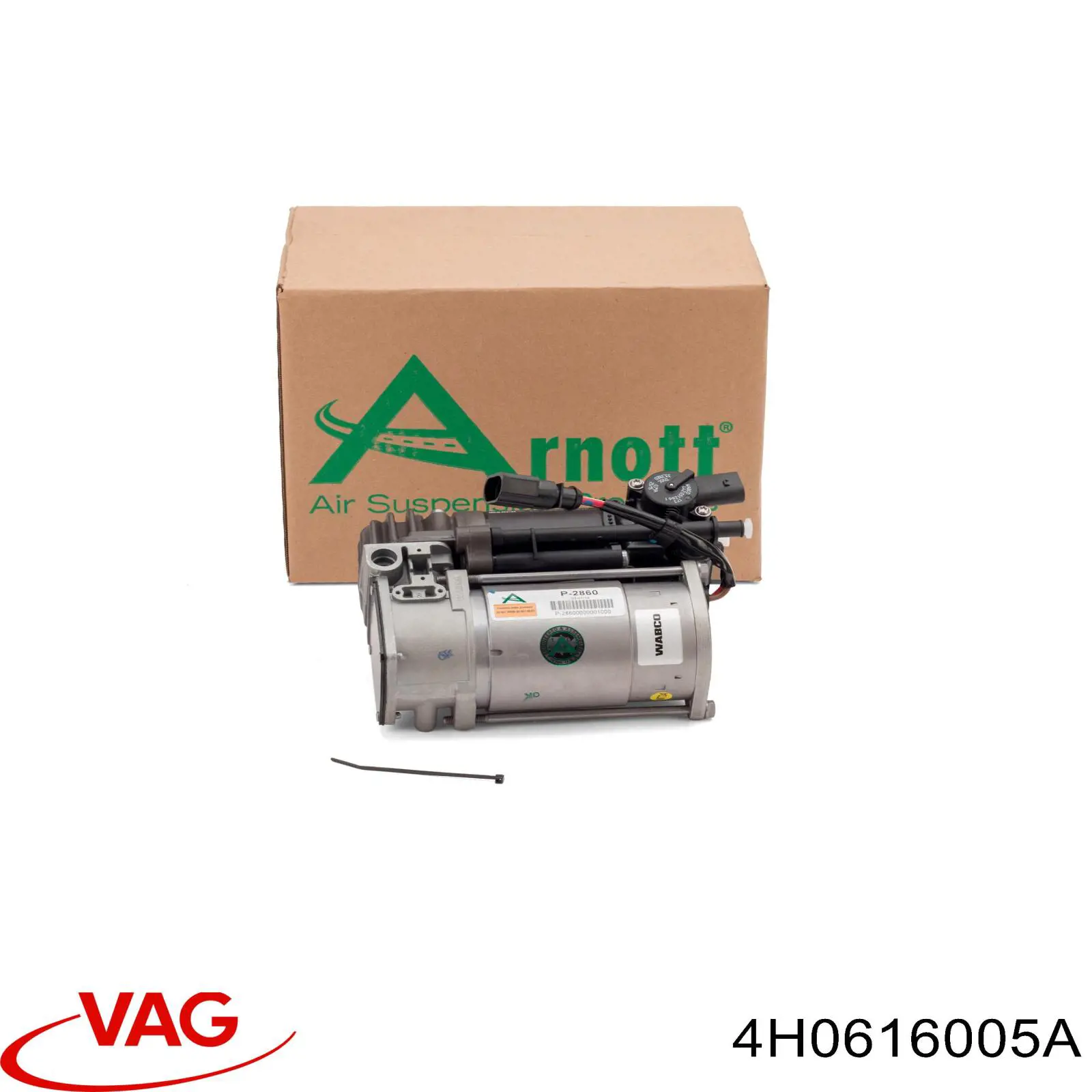 Компресор пневмопідкачкою (амортизаторів) VAG 4H0616005A ціна, від 241.98 USD