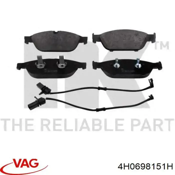 Тормозні колодки VAG 4H0698151H