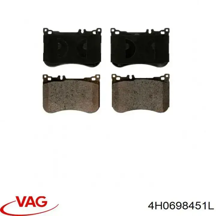 Задні дискові колодки VAG 4H0698451L