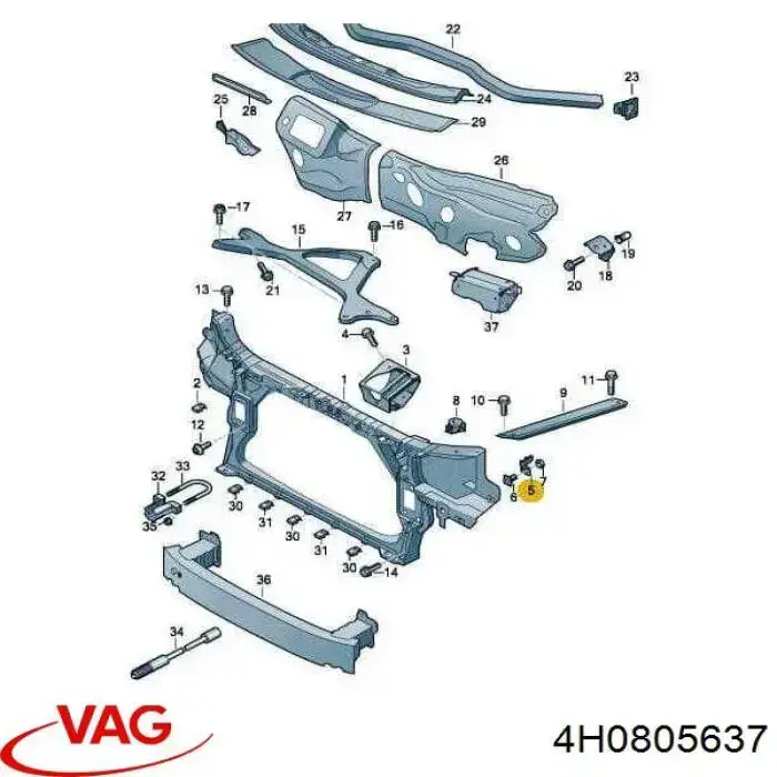 Купити 4H0805637 VAG 