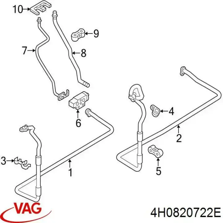 Купити 4H0820722E VAG 