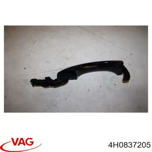 4H0837205 VAG Ручка лівих дверей зовнішня