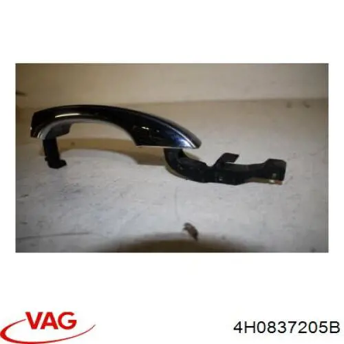 Ручка задньої двері зовнішня ліва VAG 4H0837205B ціна, від 19.05 USD