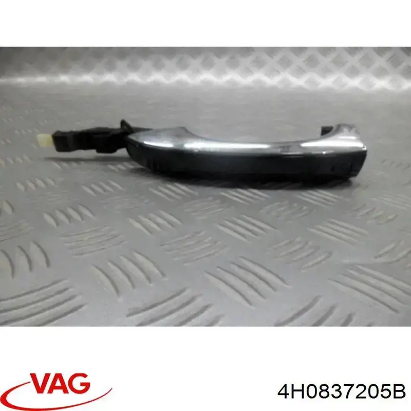 Ручка задньої двері зовнішня ліва 4H0837205B VAG