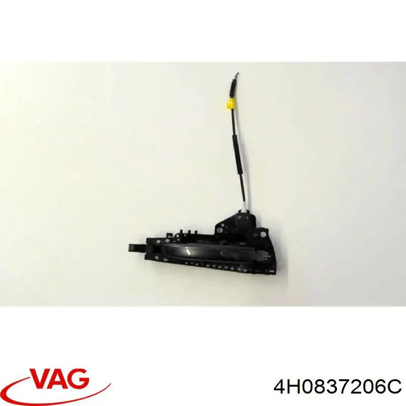 Ручка двері правою зовнішня перед/зад VAG 4H0837206C ціна, від 38.01 USD