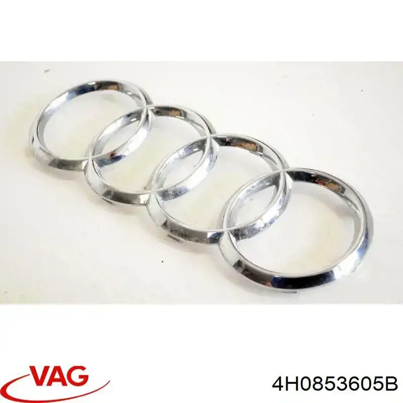 Емблема решітки радіатора 4H0853605B VAG