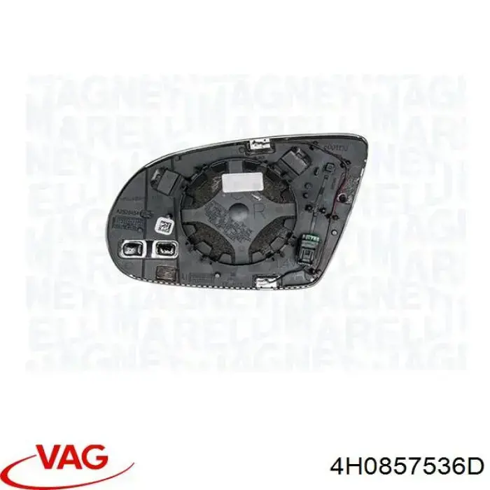 4H0857536D VAG Дзеркальний елемент правий
