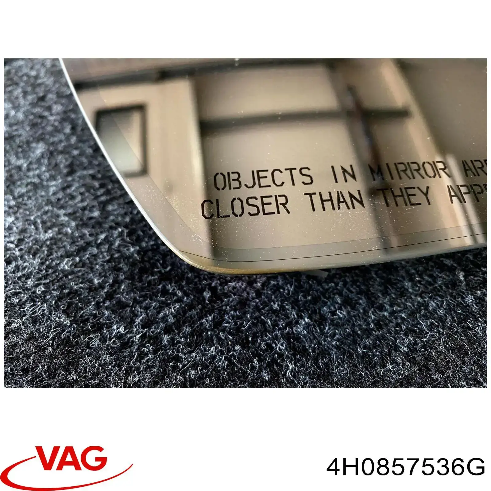 Купити 4H0857536G VAG Скло дзеркала заднього виду, правого