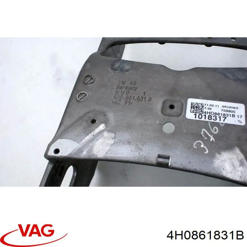 Борода торпеди VAG 4H0861831B ціна, від 18.98 USD
