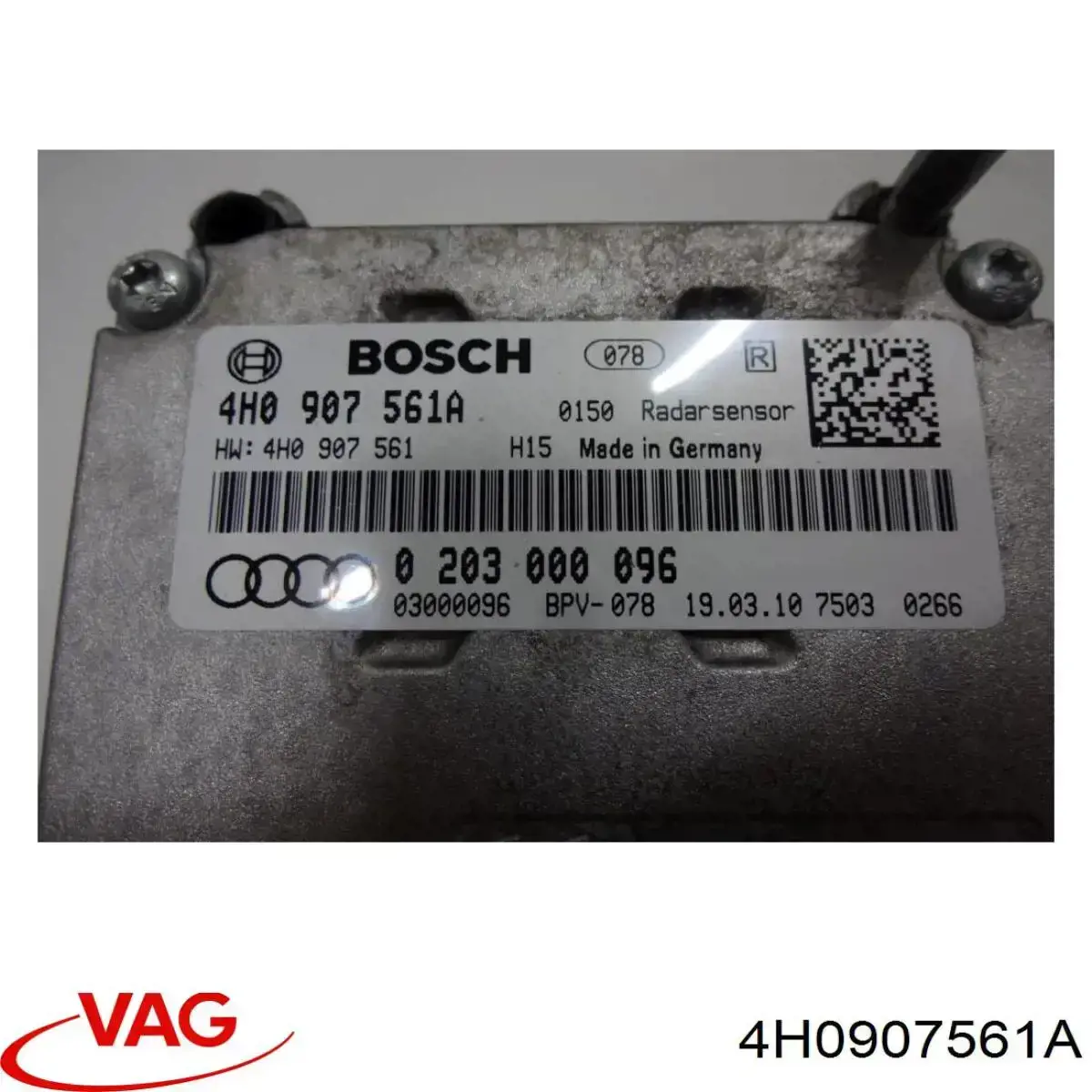 4H0907561A VAG Радарний датчик дистанції