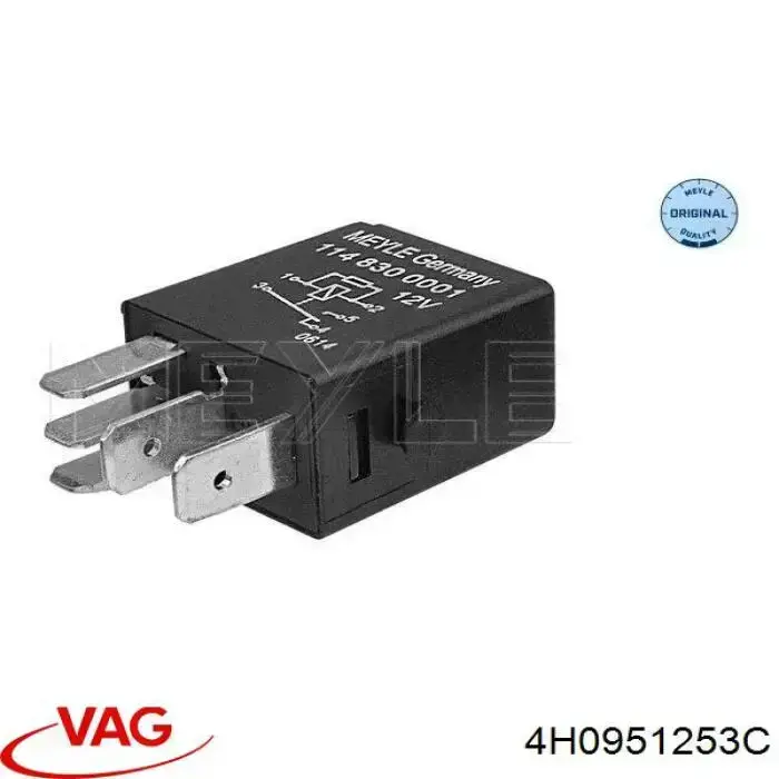 Реле стартера VAG 4H0951253C ціна, від 1.61 USD