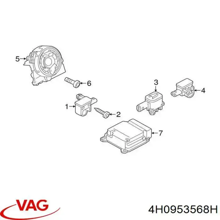 TQ10586 Tqparts Шлейф Airbag
