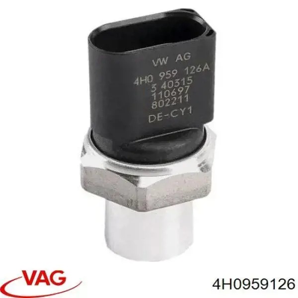 Датчик тиску кондиціонера 4H0959126 VAG