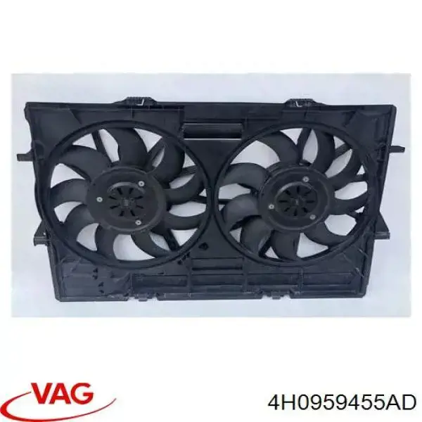 4H0959455AD VAG вентилятор/крильчатка радіатора охолодження, лівий
