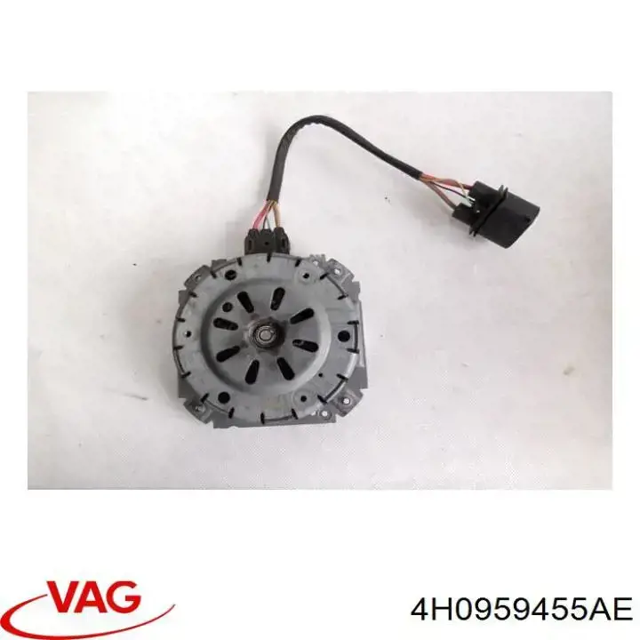 4H0959455AE VAG Електровентилятор охолодження в зборі (двигун + крильчатка), правий