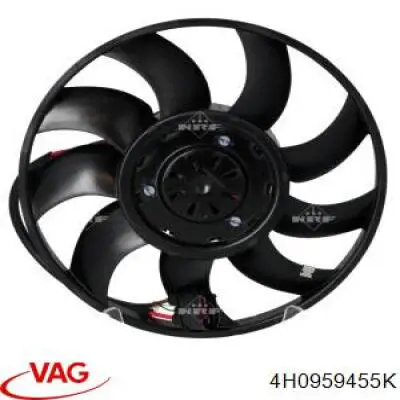 Вентилятор кондиціонера, лівий VAG 4H0959455R ціна, від 190.55 USD