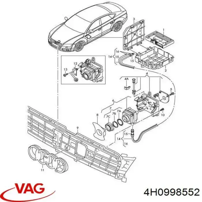 Купити 4H0998552 VAG 