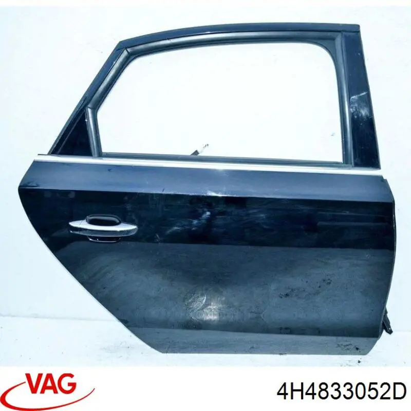 Двері задні, праві VAG 4H4833052D ціна, від 164.64 USD