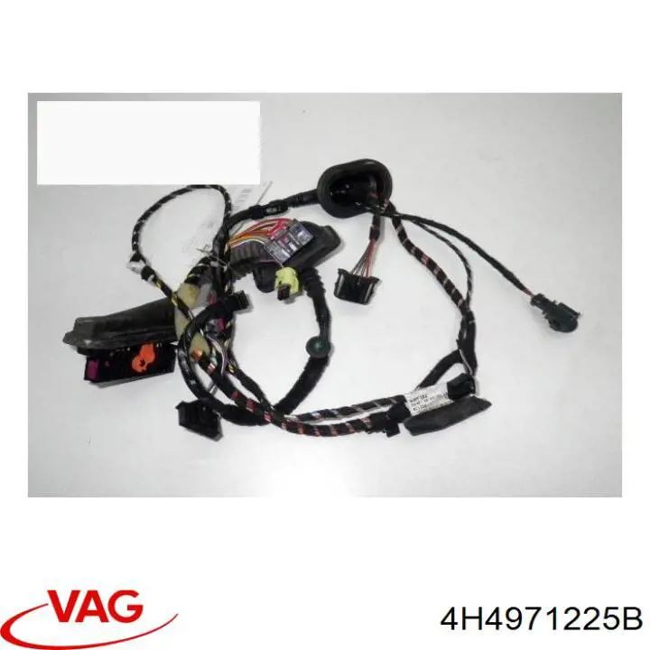 Кабель плюсової клеми акумулятора (АКБ) 4H4971225B VAG