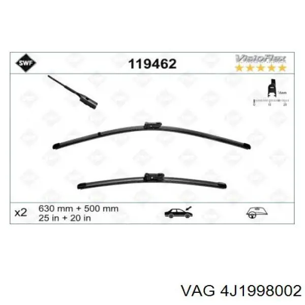  VAG 4J1998002B ціна, від 72.17 USD
