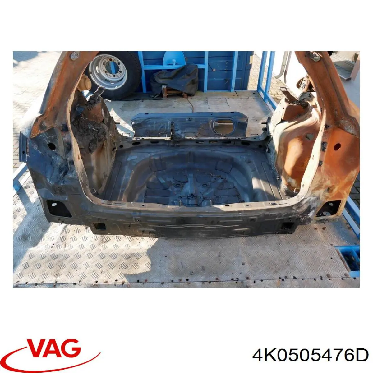 4K0505476D VAG Розтяжка заднього моста