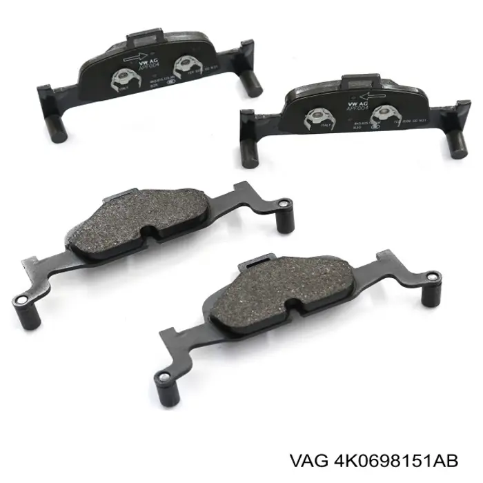 Купити 4K0698151AB VAG Колодки гальмівні передні, дискові