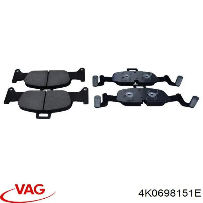 Гальмівні колодки VAG 4K0698151E ціна, від 89.38 USD