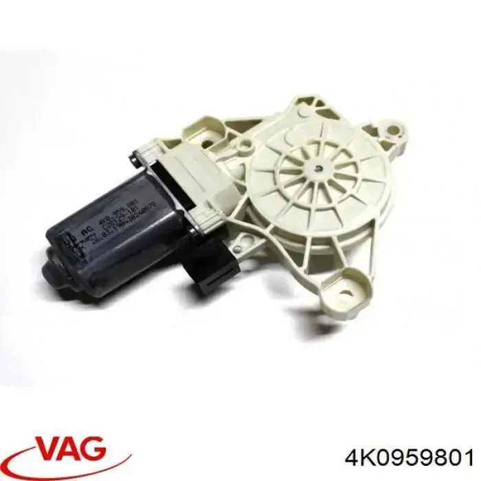 Мотор стеклоподъемника двери передней, левой VAG 4K0959801