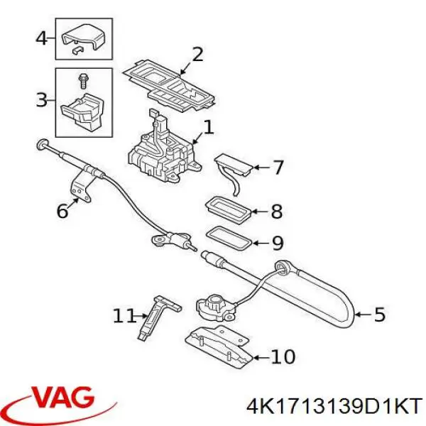 4K1713139D1KT VAG 