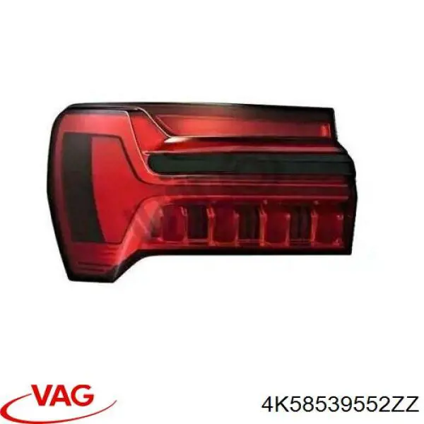 Молдинг кришки багажника VAG 4K58539552ZZ ціна, від 27.42 USD
