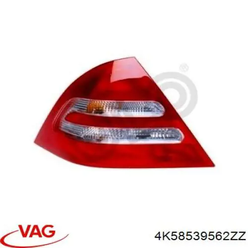 Купити 4K58539562ZZ VAG Молдинг кришки багажника