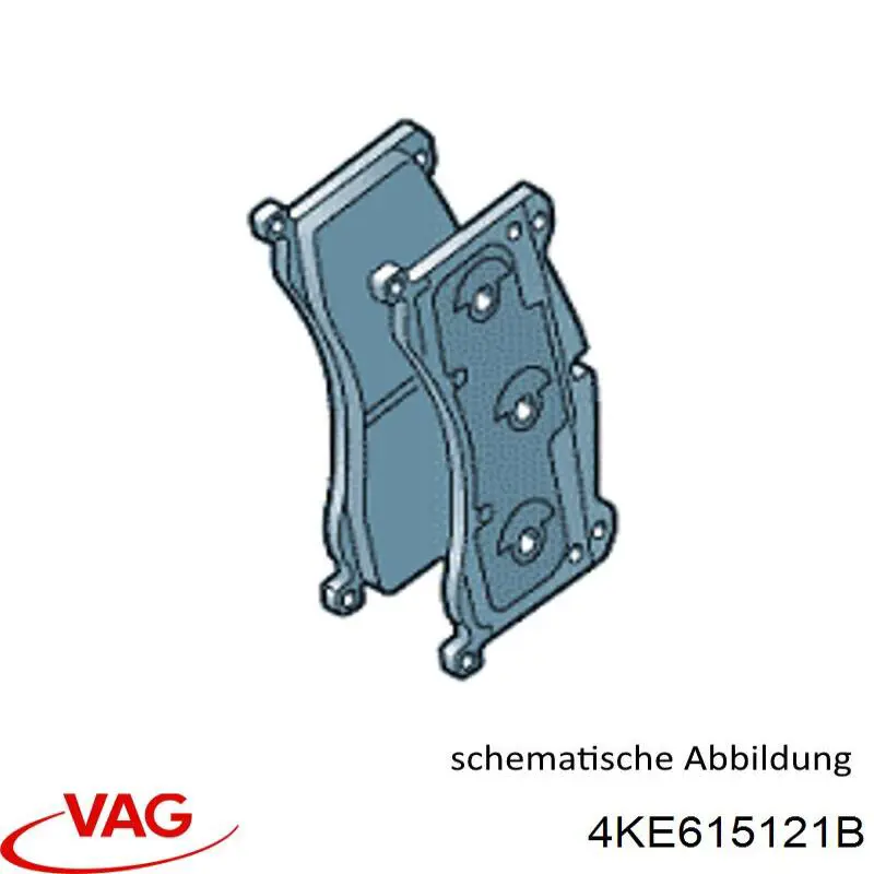 Сигналізатор знос гальмівних колодок VAG 4KE615121B ціна, від 20.86 USD