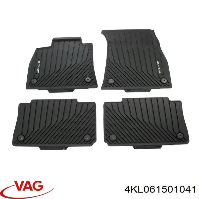Килимок передній, комплект 2 шт. VAG 4KL061501041 ціна, від 103.13 USD