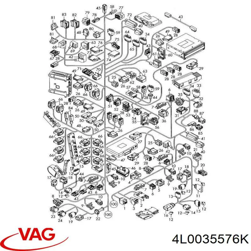  VAG 4L0035576K ціна, від 9.78 USD