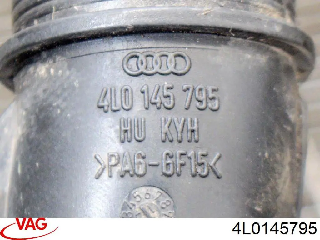 Шланг/патрубок интеркуллера VAG 4L0145795 ціна, від 86.61 USD