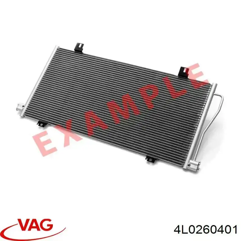 Радіатор кондиціонера 4L0260401 VAG